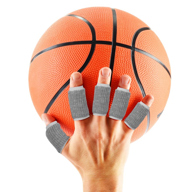 sourcing map 10pcs Finger Protectors Splints, Compression Finger Sleeves Thumb