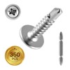 VEVOR #8 Self Drilling Wood Screws, 3/4 Inch Long 350