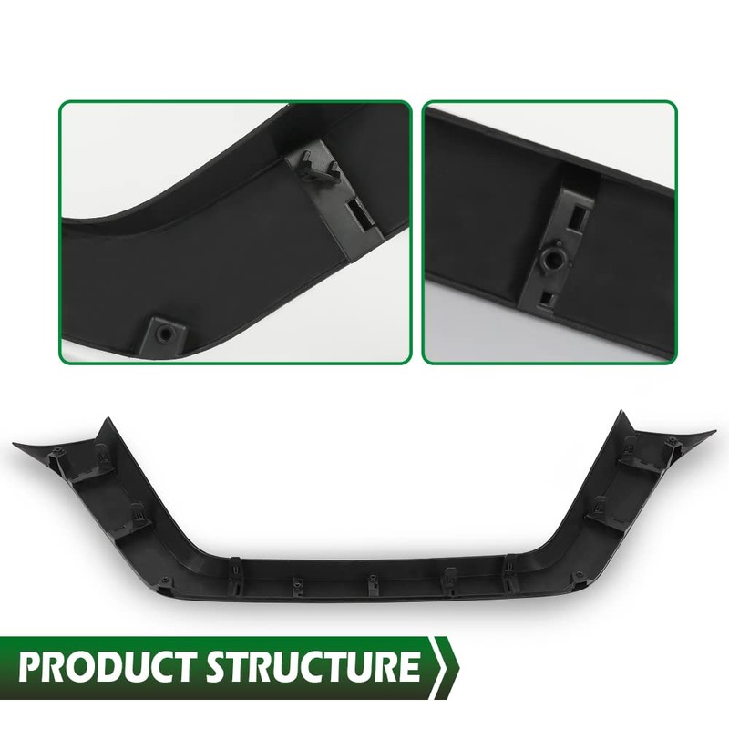 GRAND ORANGE Front Upper Bumper Grille Outer Molding Trim Compatible