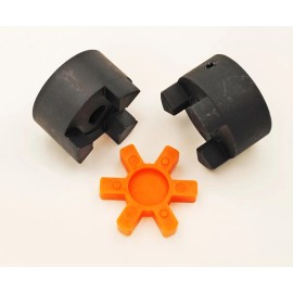 Lexar Industrial Premium 1 to 1 L095 Flexible 3-Piece L-Jaw Urethane Coupling Coupler Set