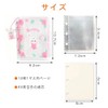 KUAIDHFK Sticker Notebook, A8, Transparent, Mini 3-Hole Binder, Clear Seal