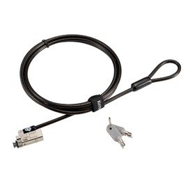 Kensington Slim NanoSaver 2.0 Keyed Laptop Lock, Compatible with Nano Slot, Thin Lock Head Keyed Security Wire K65021JP