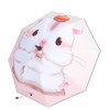 Portable Umbrella with Fan Reflective UPF 50+ Sun and Rain