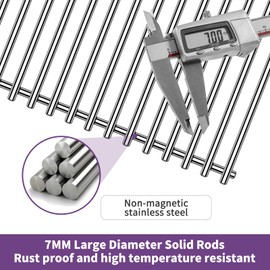 Boloda 21.5 Inch Cooking Grid for Charmglow Grill Parts 01773, 01794,for Great Outdoors Models 1000 1000K,Stainless Steel Grate for Sunbeam for Turco Grill Model
