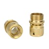 Set of Brass Garden Hose Expandable Stretch Fittings Tap Adaptors