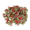 Mini Campanas con Lazo 50 Piezas Lazos de Metal Navideños