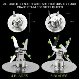 2024 Piezas De Repuesto Para Cuchillas De Hielo & Osterizer