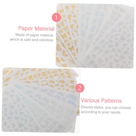 WOONEKY 8sheets Butterfly Nail Decals for Nail Art Creative Manicure Stickers Easy to Use and Remove for Parties and Women and Girls