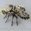 UpGLeuch Colourful 3D Metal Puzzle Scorpion for Adults, DIY 3D