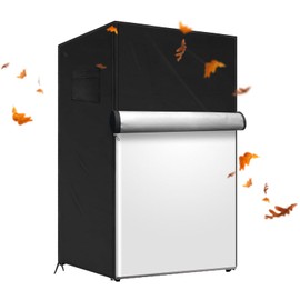 Outdoor Refrigerator Cover,Freezers Refrigerator Protective Cover | Magnetic Closure UV Block Fridge Zipper Covering for Dorm Kitchen Camping Picnic