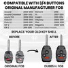USA-Made for Honda Key Fob Shell | Crack-Resistant & Durable