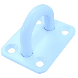 DAIDOHANT 10104076 Stainless Steel Eye Plate (Matte White) 0.2 inches (6 mm) (A) 40 x (B) 34 x (C) 17 mm (1 piece)