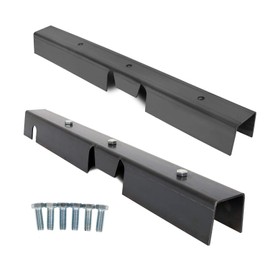 ECOTRIC Center Skid Plates Rust Repair Sections Frame Compatible with 1987-1995 Jeep Wrangler YJ RH & LH Driver Side and Passenger Side