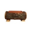 Wooden Trunk with Pot, Real Wood Trunk with Plastic Inner