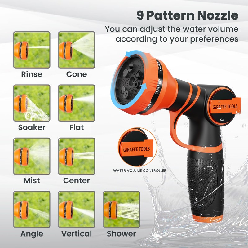 Giraffe Tools Retractable Hose Reel 1/2" x 65 ft Heavy