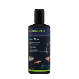 Dennerle Aqua Elixir, 250 ml - Wasseraufbereiter für Süßwasser Aquarien, für fischgerechtes Aquarienwasser