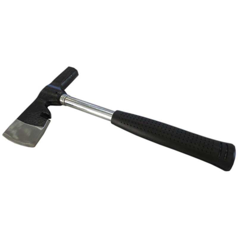 Plaster Hatchet Black with Steel Tube Handle Painted Blade TÜV