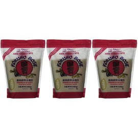 KOKUHO RICE SUSHI MBQAzn, 3 Pack (5 lbs)
