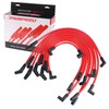 JDMSPEED New Red 10.5mm Racing Spark Plug Wires Set Replacement