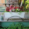 Achla Designs Odette Stand with Large White Flower Box