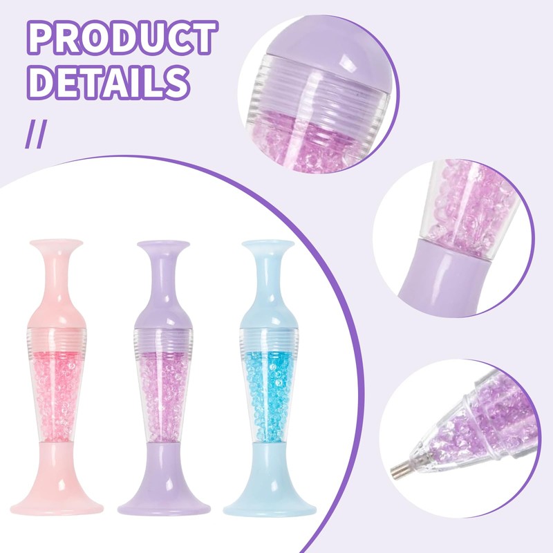 FunnAura 3 Color Diamond Art Pen, Diamond Art Pens Tools