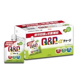 キューピーコーワαチャージ キウイ風味 100mL×6袋 疲労回復 栄養補給【指定医薬部外品】