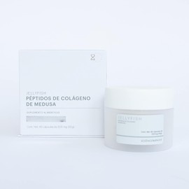 SESEN Jellyfish - Péptidos de Colágeno de Medusa 60 cápsulas - Colágeno Hidrolizado, Péptidos bioactivos de colágeno, Ácido Hialurónico, Suplemento Alimenticios, Colágeno marino