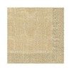 Caspari Moiré Paper Luncheon Napkins in Gold - Two Packs