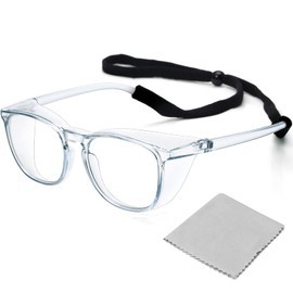 [WOWSUN] 安全メガネ 女性用 男性用 曇りにくい 花粉防止 安全ゴーグル