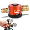 Boltigen HVAC Nitrogen Regulator, Adjustable Nitrogen Purge Tool, 1/4'' Flare