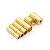 Linsoir beads Strong Cylinder Bayonet Push Clasps Brass Cord Ends