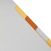 A5 Metallic 6 blank tabs index