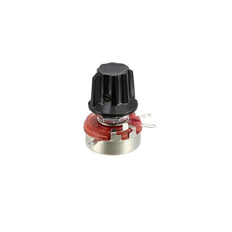uxcell® WH118 1K Ohm Variable Resistors Single Turn Rotary Carbon