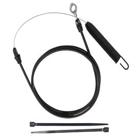 Diskary 532435110 Deck Engagement Cable Fits for Husqvarna Craftsman Poulan AYP YT4000, YS4500 Lawn Tractor Clutch Cable with Spring Assembly 435110 408319 532408319 (532435110 1 Pack)
