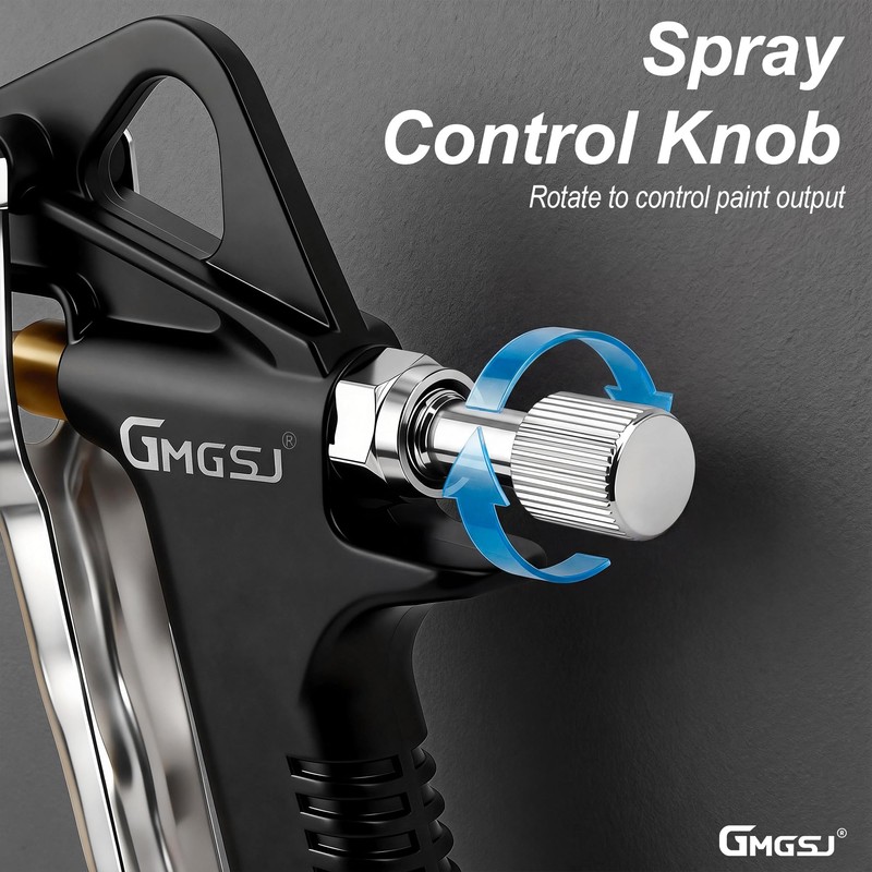 Drywall Texture Spray Gun Kit with Hopper & 3 Nozzles