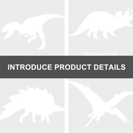 EXCEART 12 Plantillas De Pintura De Dinosaurio Reutilizables Plantillas De Dibujo Para Pared Manualidades Y Decoración Infantil Bordes Suaves Para Pintar Y Crear Diseños