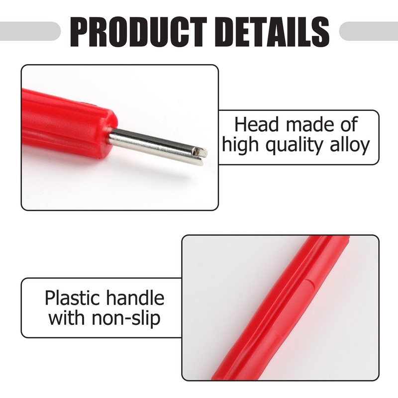 Mewflew Two Sided Valve Remover Tool Car Tyre Removal Tool