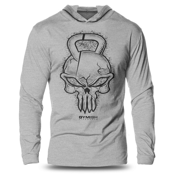D R DETROIT REBELS Gym Reaper Cool Graphic Hooded For