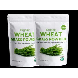 Iyasa Holistics WheatGrass Powder, Certified USDA Organic Green Superfood 4, 8, 16 oz ships free - 16 oz