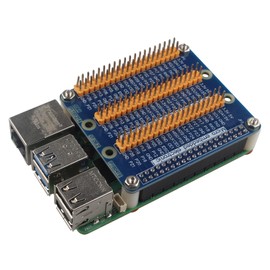 ZDE GPIO Expansion Board GPIO 1 to 3 Port Extension 40-pin Board Module GPIO Adapter Compatible with Raspberry Pi 5, Pi 4B, Pi 3, Pi 2, Pi Model B
