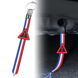 HanaHaul Car Static Removal Earthing Cable, For Cars, Anti-Static, Car Earthing Belt, Length 16.5 inches (42 cm), Car Earth Belt, Anti-Static, General, Muffler Ground, Convenient Installation
