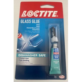 LOCTITE Super Glass & Metal Glue Clear Dishwasher Safe Fast Bonding .07oz 233841