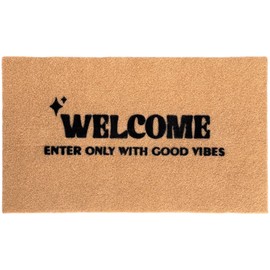 Welcome Matt Outdoor - Large Door Mat, Front Door Mat Outside Entrance, Doormat Indoor Entrance, Front Porch Rug, Outdoor Welcome Mats for Front Door