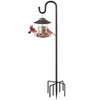 ANIDEER 84" Shepherds Hooks for Outdoor, Heavy Duty Bird Feeder