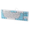 87 Keys Computer Keyboard Mixed Light Mechanical Computer Peripherals for
