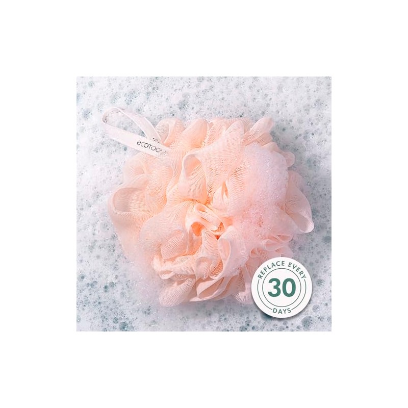 EcoTools, Delicate Ecopouf, Esponja de Baño para Piel Delicada, Ultra