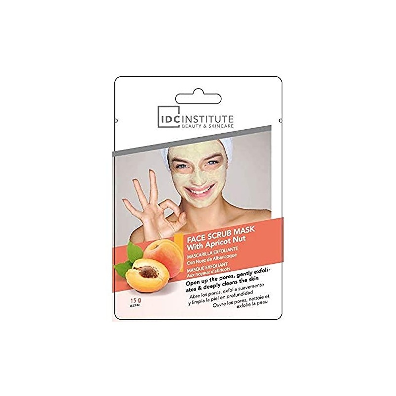 IDC Institute, Mascarilla Exfoliante para la cara Nuez y Albaricoque