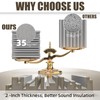 24 Pack Acoustic Panels, 12" x 12" x 2" Self-Adhesive
