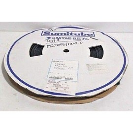 Midwest Military Equipment SUMITOMO 1/4" Heat Shrink TUBING Marine AUTO BLACK-200ft Per Roll