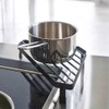 Aswalling Sink Dish Drainer Coated Steel Kitchen Sponge Holder Tool